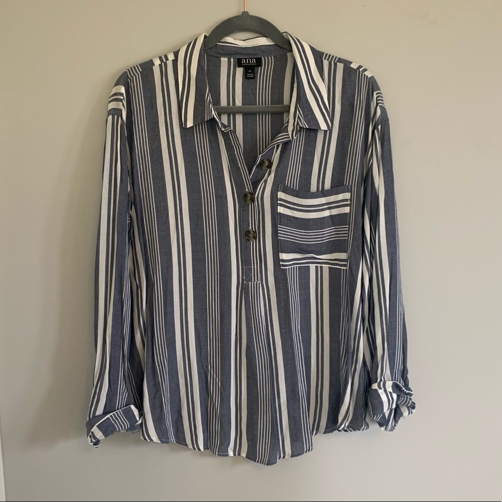 striped blouse